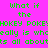 A static image with four quadrants of pixelated green text on colored backgrounds reading "what if the HOKEY POKEYHOKEY POKE" and related phrases.