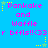 Pixelated text and stars on a bright blue background with repeated phrases and emoticons.