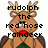 Pixelated reindeer with brown body, antlers, and red nose; text reads 'rudolph the red nose reindeer' on left and 'had a very shiny nose' on right.