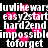 Black background with white text and pink heart shapes repeating in a pattern, text includes 'lulike', 'easy2start', 'hard2end', 'impossible', 'toforget'