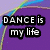 Pixelated text on a purple background with rainbow gradient accents, displaying four distinct text blocks in a