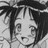 A black-and-white animated contact sheet showing two frames of a Love Hina character with visible text "Anime IM" and "COM" on the right side.