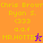 Pixelated text and symbols on orange, purple, pink backgrounds with two distinct animated star icons.