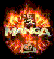 Animated explosion icon with red text 'THE MANGA PAGE' and 'COME AND SEE!' on black background.