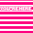 A static image with horizontal pink and white stripes, repeated text 'YOU'RE HERE' in light pink across the top, and partial black text reading 'that's all I need to know' at the bottom.