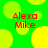 Green background with yellow circles and red text reading "Alexa Mike" in two lines, displayed across four repeated