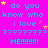 A static image with bright pink background, cyan text repeating 'do you know who i love me!!!!!!', and scattered yellow and pink stars.