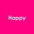 Pink background with white text reading 'Happy Birthday To Me!' and a pixelated cupcake image in the bottom right corner.