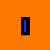 Orange background with blue vertical bar, green 'LOVE' text, and pink 'BECCA!!' text on black outlines.