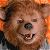A split-frame contact sheet showing a pixelated animated icon with a bear character on the left and green text logo on the right against dark background.
