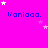 A bright pink background with repeated blue text "Vaniiaa." and scattered white and pink stars, with a gray rectangle in the bottom-right corner.