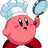 Pink round character with chef hat holding magnifying glass, pink text on black background reading 'Alrighty people... whos next to go?'