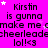 A bright pink background displays repeated text and star symbols in a pattern with visible pixelation