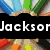 six showing a static image with text overlays and color bars, featuring pencil art in the top-left and bottom-right corners