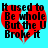 Red heart-shaped graphic with black text on cyan background, showing two identical frames side-by-side with slight pixel distortion.