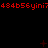 Red pixelated text repeats across a black background with scattered red star-like shapes appearing and disappearing in sequence.