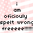 Pixelated text on a pink and white striped background with small white dots, showing repeated phrases in black block letters.