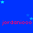 Blue background with scattered light blue stars and repeated red text 'jordaniooo' across the image.