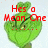 Green cartoon character with leafy hair and a checkered pattern, displaying two text variations in red pixelated font.