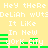 Pixelated text and green bars on a yellow background with repeated phrases 'Hey there', 'DeLiah wut', 'It Like', 'In New', 'york city' in white and green.
