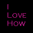 A static contact sheet of six frames showing a text-based animation with pink pixelated letters on black background, displaying the phrase "I Love How No Matter What You Do You Always Seem To Make Me Smile" across multiple lines in a grid layout.