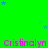 Green background with repeated pink text and scattered blue stars, partially obscured by a gray rectangle.