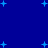 Blue background with scattered light blue plus signs of varying sizes, some appearing as small dots.
