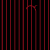 A contact sheet of 17 animated frames showing a red circular logo with intricate patterns on a black background, accompanied by text elements including "DEAD POETIC" and "NEW MEDICINES" in white.