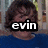 A four- shows a person in a blue shirt with text overlays changing , including "evin," "luvs," and "this dude." The background is blurred