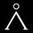 A white pixelated stick figure with a circular head and triangular body on black background.