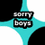 Pixelated turquoise, black, and white patterned background with text overlays reading sorry boys the only thing i blow arc... Kisses! :)
