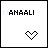 Pixelated icon with 'MANAALI' text and a heart symbol that changes color from black to blue across frames.