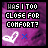 Purple background with white text 'HAS IT TOO CLOSE FOR COMFORT?' and a white heart outline, showing animation changes in the heart's position.