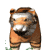 Animated tiger icon with orange-brown fur, white facial markings, and black stripes showing sequential mouth opening/closing and head rotation.