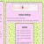 Pixelated static image of a pink webpage with green sidebars and dark gray text blocks, featuring a small red square in the top banner area.