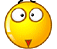 Animated yellow circular icon with wide eyes and a small red mouth, featuring sequential changes of a white chick with red comb appearing beside or on the circle.