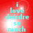 Red background with cyan text reading 'i love deirdre so much' in pixelated font, showing subtle light bloom variations