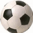 A pixelated soccer ball on a white background, with green text reading "who says you have to be good to play soccer?" in four sections.