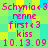 Pixelated text and date on a green-yellow-blue background with no visible motion changes