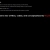 Static image with horizontal gray bars on black background, one red pixel cluster on right edge, no visible text or subjects.