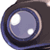 A static 50x50 pixel buddy icon featuring a stylized purple lens with blue and white highlights against a dark background, rendered in low-resolution pixel art style.