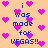 Pixelated text reads "i was made for VEGAS!!" in blue on a peach background, surrounded by pink heart shapes.
