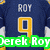 A four- shows a hockey player's jersey, action shot, team logo, and empty space with text overlays