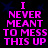 A static image displays repeated text in bright pink on a black background with blue star shapes.
