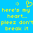 Yellow pixelated text and symbols on a solid blue background with no visible animation changes.