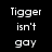 Tigger from Winnie the Pooh appears in a pixelated image with text surrounding him on black background.