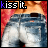 Animated contact sheet of a person's lower back and buttocks in blue denim jeans against a red patterned background with "kiss it." text at the top left corner.