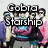 Group of five people in casual clothing with text overlays; one frame shows 'Cobra Starship' text, another shows 'Woof' text.