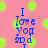 Pixelated blue text on pink background with green circular highlights; left side reads "I love You so I" and right side reads "It Is late to say"