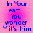 A static image displays blue text on a pink gradient background with repeated phrases and punctuation variations.